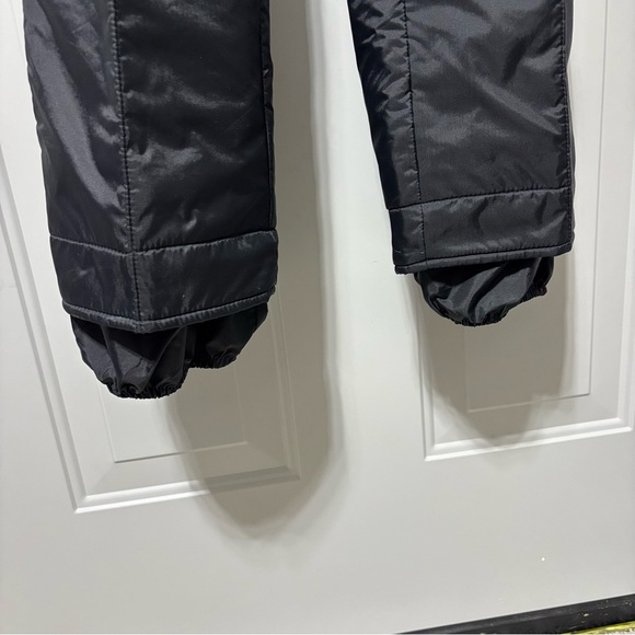 Sno Rags VTG Women's 8 Snowsuit Overalls Black Taiwan Snowpants Nylon Polyester - Picture 2 of 12